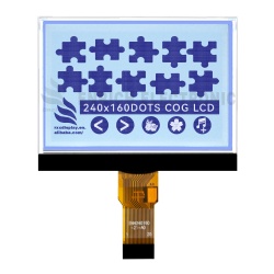 3.3 inch graphic COG display